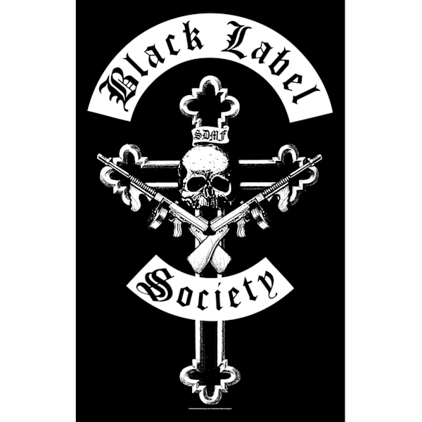 Black Label Society Mafia Textil Affisch One Size Svart/Vit Black/White One Size