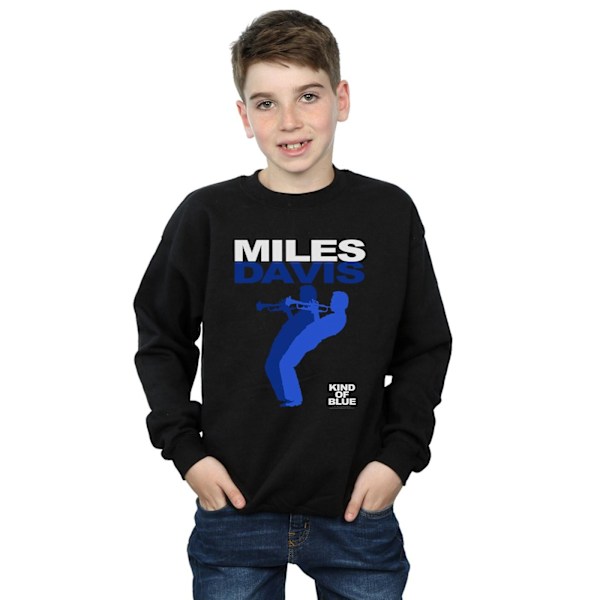 Miles Davis Boys Kind Of Blue Sweatshirt 5-6 År Svart Black 5-6 Years