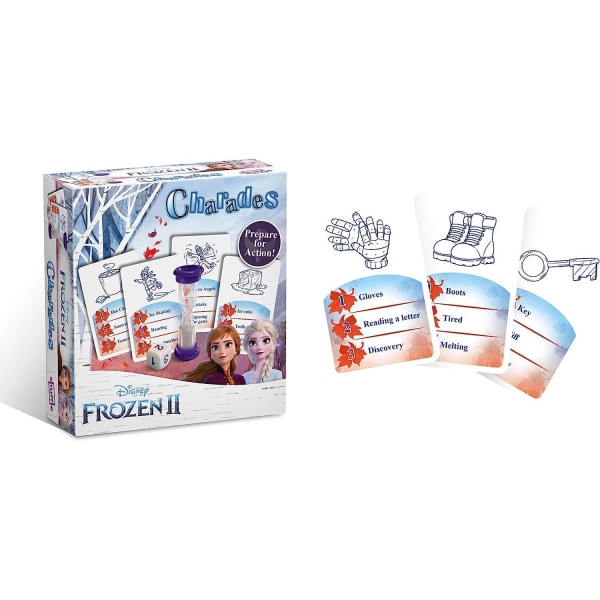 Frozen II Charades-kortspel En storlek Blå/Röd/Vit Blue/Red/White One Size