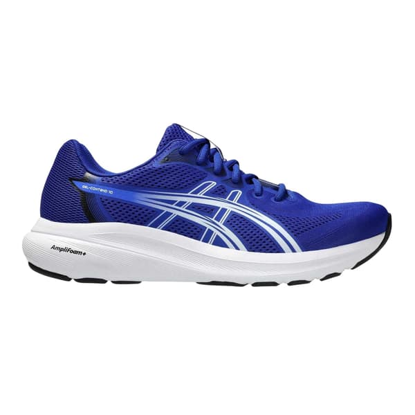 Asics Herr Contend 10 Dämpade Träningsskor 9 UK Blå/Neonblå Blue/Neon Blue 9 UK