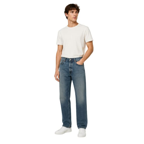 Replay Herr Jeans i Rak Modell i Bomull 32R Blå Blue 32R