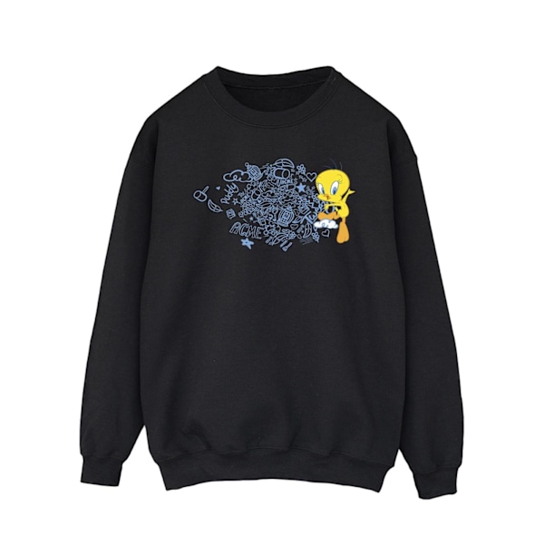 Looney Tunes ACME Doodles Tweety Sweatshirt XL Svart Black XL