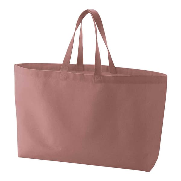 Westford Mill Canvas Oversized tygväska One Size Rose Pink Rose Pink One Size
