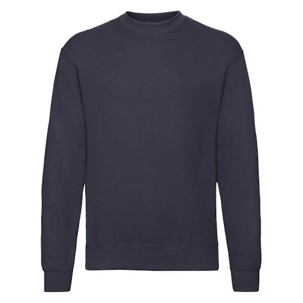 Fruit of the Loom Mens Classic 80/20 Set-in Sweatshirt S Deep N Deep Navy S