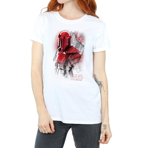 Star Wars Dam/Damer The Last Jedi Praetorian Guard Borstad White XXL