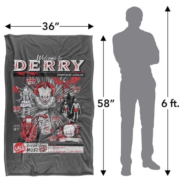 It: Welcome To Derry Pennywise Welcome To Derry Pennywise Katalog Multicoloured 147cm x 91cm