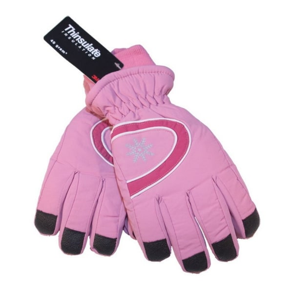 Floso Dam/Dam Thinsulate Extra Varm Thermal Vadderad Vinter Baby Pink One Size Fits All