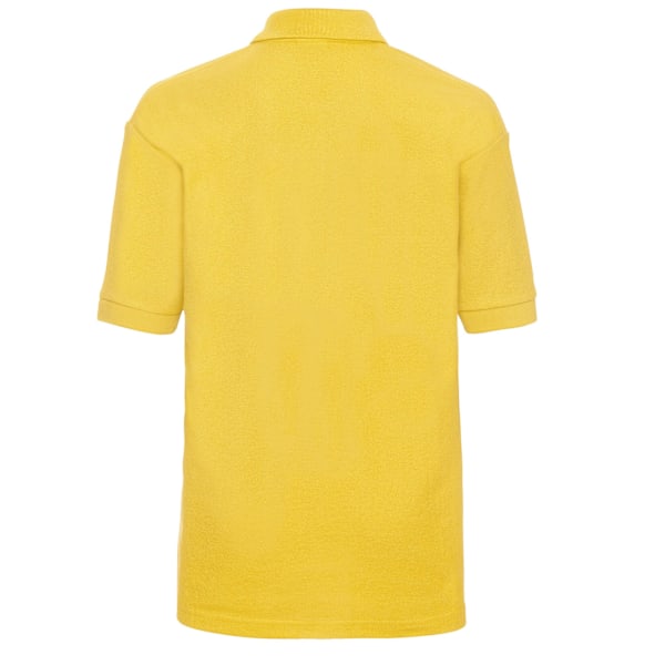 Russell Barn/Barn Pique Poloskjorta 7-8 År Gul Yellow 7-8 Years