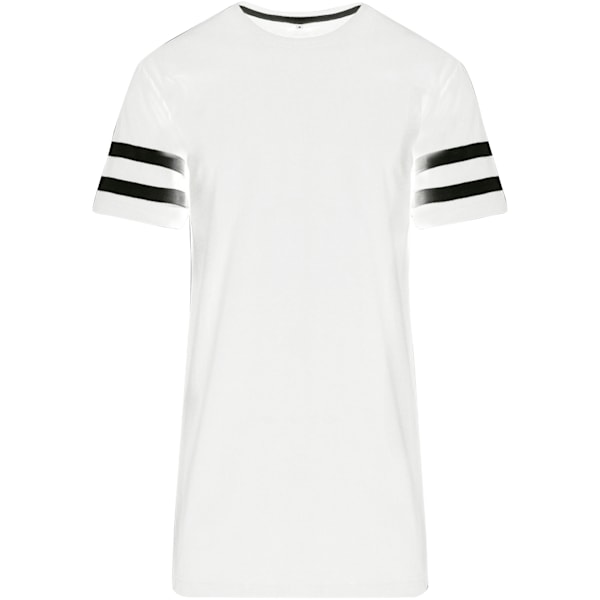 Bygg ditt varumärke Unisex Randig Jersey Kortärmad T-shirt M Vit White/Black M