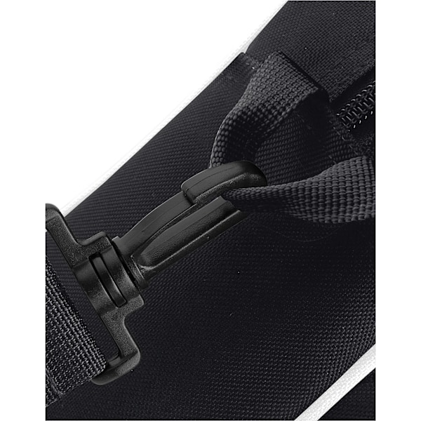 Bagbase Piped Messenger Bag One Size Svart/Vit Black/White One Size
