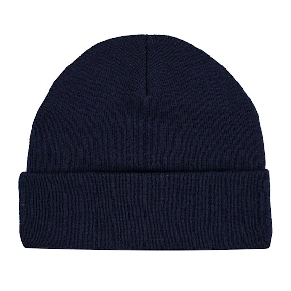 England FA Crest Turn Up Beanie One Size Navy Blue Navy Blue One Size