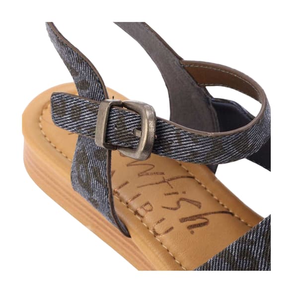 Blowfish Malibu Dam Ardice Leopardmönstrad Denim Micro Denim 5 UK R