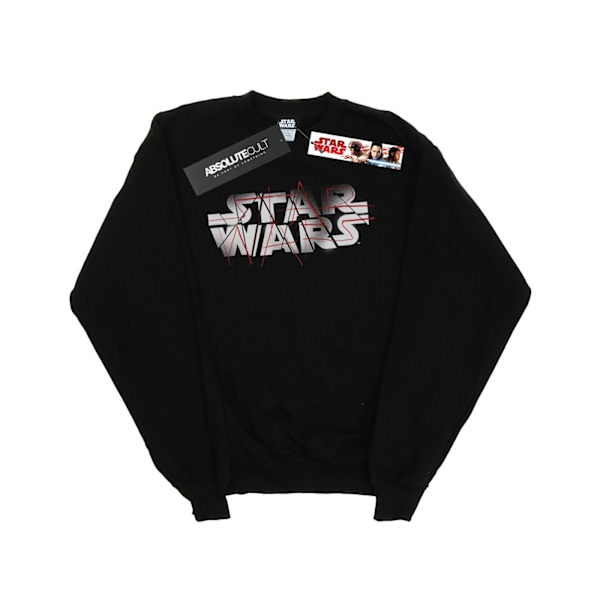 Star Wars Girls The Last Jedi Spray Logo Sweatshirt 12-13 år Black 12-13 Years