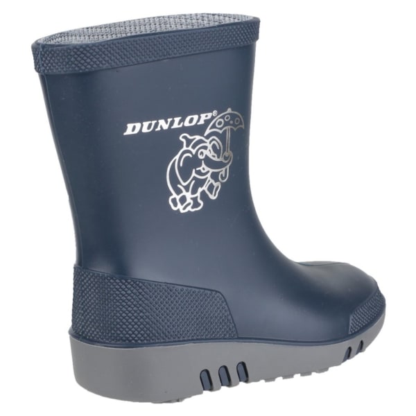 Dunlop Mini Childrens Unisex Elephant Wellington Boots 25 EUR B Blue/Grey 25 EUR