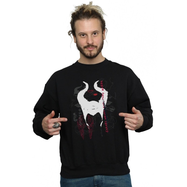 Disney Mens Maleficent Mistress Of Evil Growing Wild Horns Coll Black XL