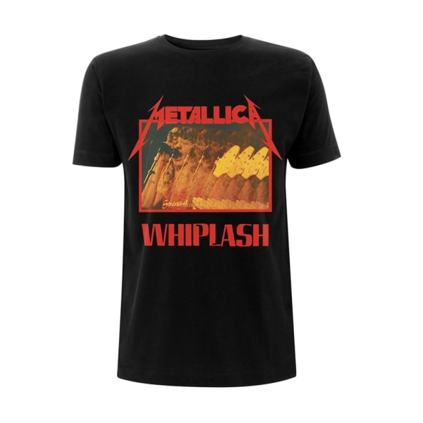 Metallica Unisex Vuxen Whiplash T-Shirt XL Svart Black XL