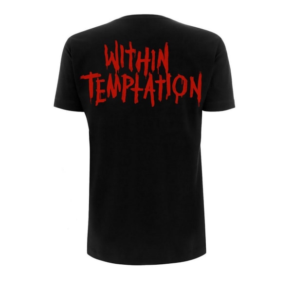 Within Temptation Womens/Ladies The Purge Outline T-shirt XL Bl Black XL