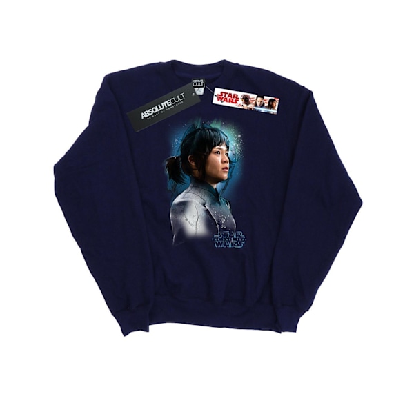 Star Wars The Last Jedi Rose Tico Borstad Sweatshirt L Nav Navy Blue L