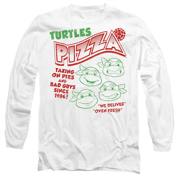 Teenage Mutant Ninja Turtles Unisex Vuxen Turtles Pizza T-Shirt White S