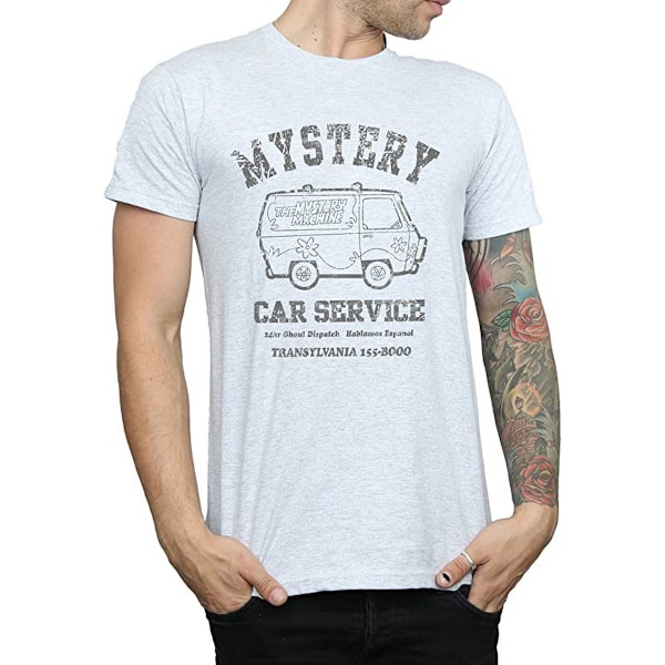 Scooby Doo Herr Mystery Car Service Slim T-Shirt L Sports Grey Sports Grey L