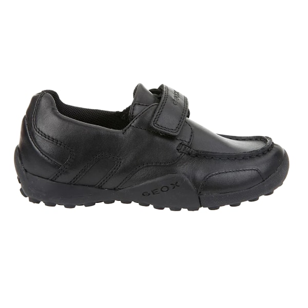 Geox Pojkar Snake Loafer Lackläder Mockasin Skolskor 1.5 Black 1.5 UK