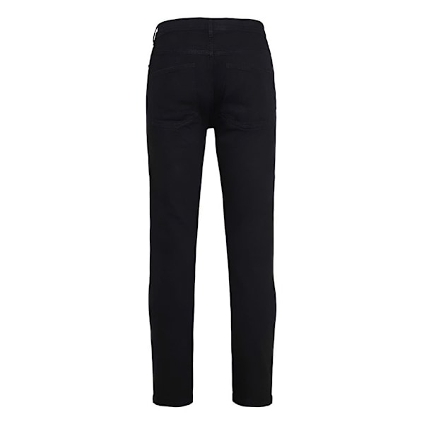 So Denim Mens Leo Straight Jeans 38L Svart Black 38L