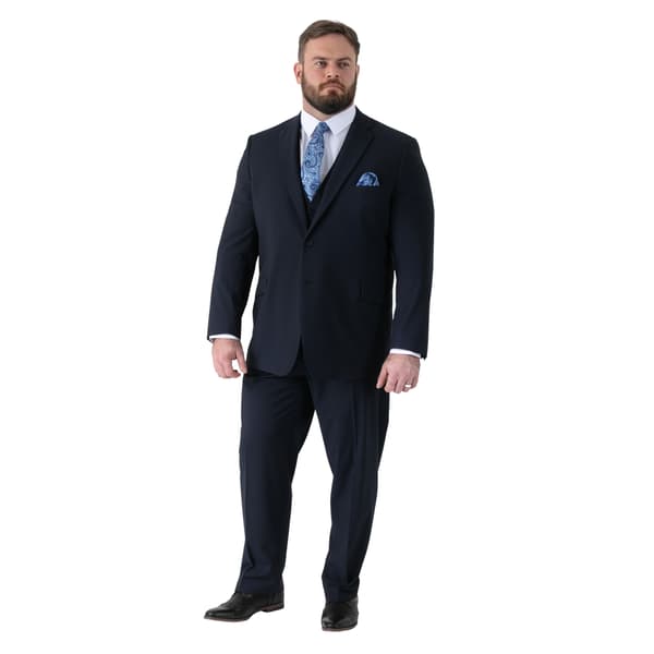 Duke Herr D555 Ted 4-vägs stretchkostymjacka 48L Marinblå Navy 48L