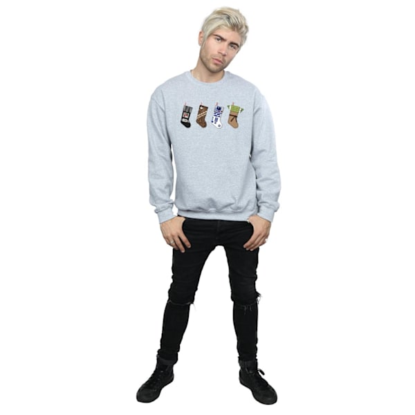 Star Wars Julstrumpor Sweatshirt L Sports Grey Sports Grey L