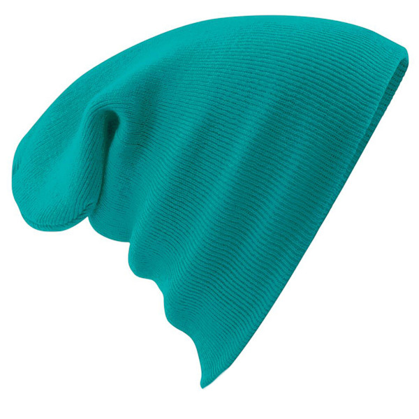 Beechfield Mjuk Feel Stickad Vintermössa One Size Smaragd Emerald One Size