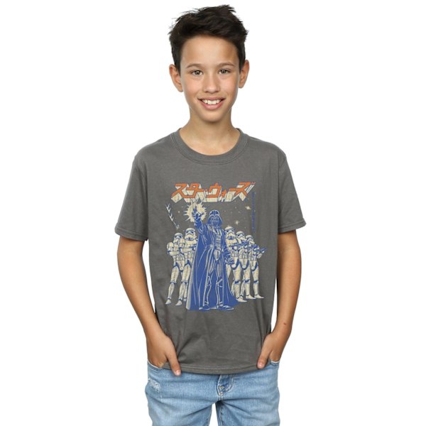 Star Wars Boys Kanji Force Choke T-shirt 5-6 år Kol Charcoal 5-6 Years