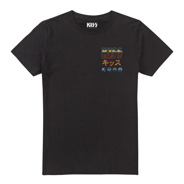 Kiss Mens Live In Japan T-shirt L Svart Black L