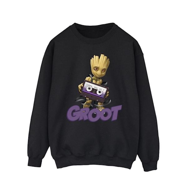 Guardians Of The Galaxy Herr Groot Kassett Sweatshirt M Svart Black M