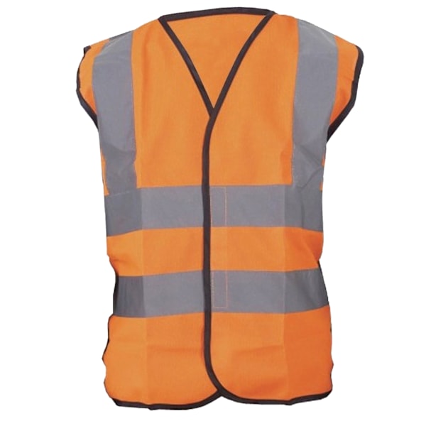 Yoko Hi-Vis Barn Unisex Väst / Jacka (2-pack) 4-6 Hi Vis Orange 4-6