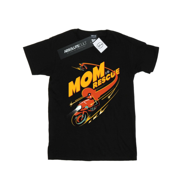 Disney Girls The Incredibles Mom To The Rescue T-shirt i bomull 5 Black 5-6 Years