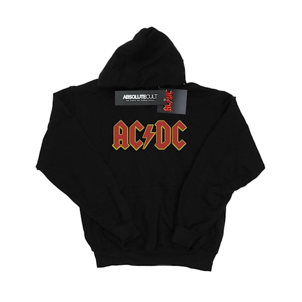 AC/DC Pojkar Röd Logotyp Hoodie 7-8 År Svart Black 7-8 Years