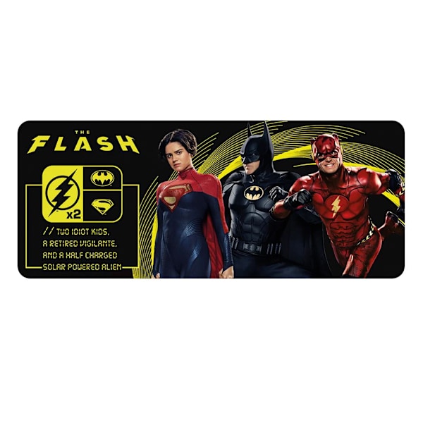 The Flash Tre Heltar Mugg En Storlek Svart/Röd/Gul Black/Red/Yellow One Size