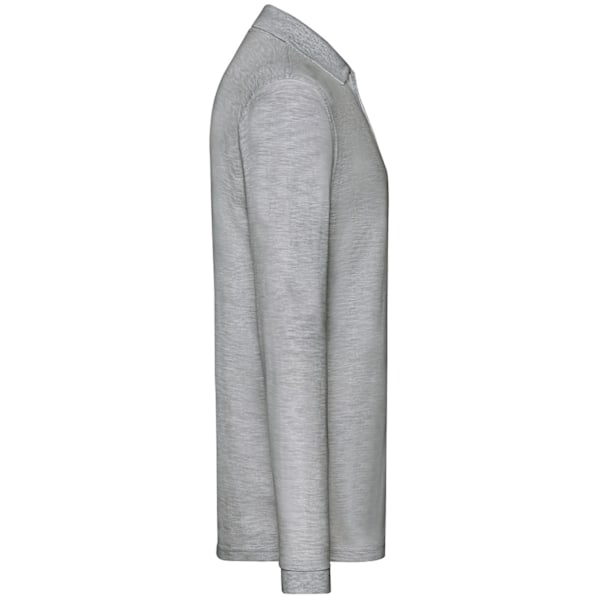 Fruit of the Loom Herr Premium Långärmad Pikétröja M Athlet Athletic Heather M