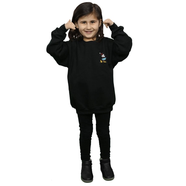 Disney Girls Minnie Mouse Kick Chest Sweatshirt 9-11 år Svart Black 9-11 Years