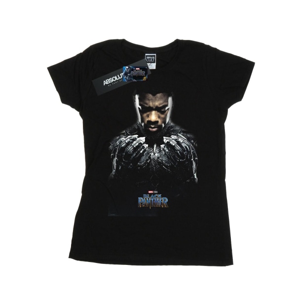 Marvel Dam/Kvinnor Black Panther T´Challa Poster Bomull T-shirt Black XL