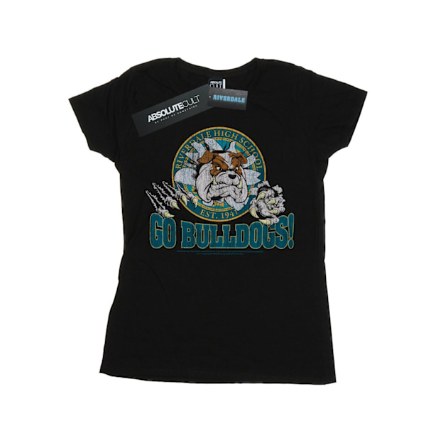 Riverdale Dam/Damer Go Bulldogs Bomull T-shirt S Svart Black S