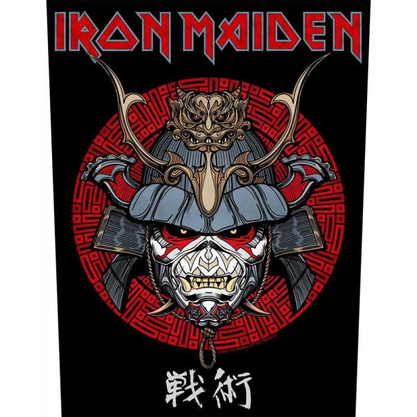 Iron Maiden Senjutsu Patch One Size Svart/Röd/Grå Black/Red/Grey One Size