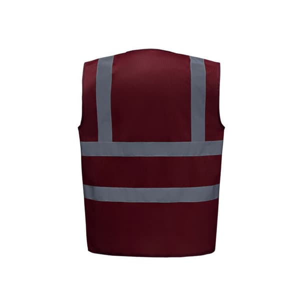 Yoko herr reflexväst 3XL vinröd Maroon 3XL