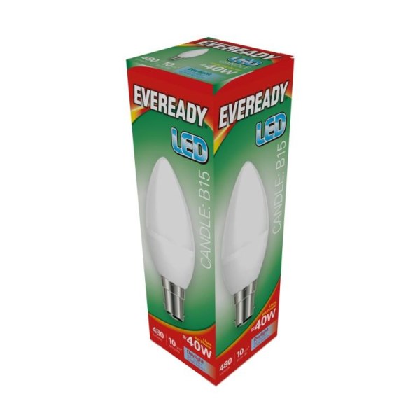 Eveready B15 LED-ljuslampa 6w dagsljus Daylight 6w