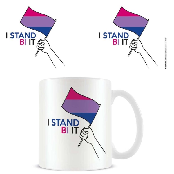 Pyramid International Bisexuell Mugg One Size Vit/Lila/Rosa White/Purple/Pink One Size