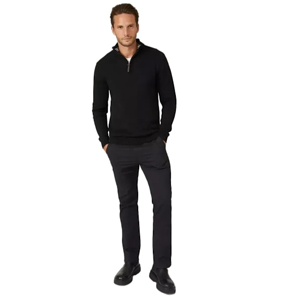 Maine Premium Cotton Funnel Neck Jumper L Svart Black L