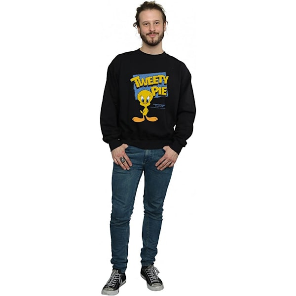 Looney Tunes Klassisk Tweety Bomullströja M Svart Black M