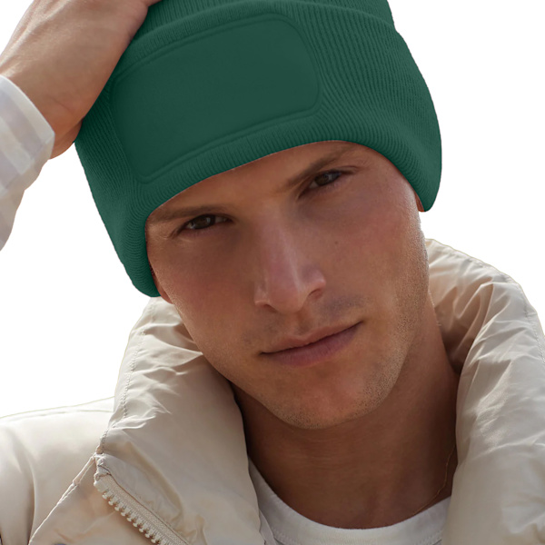 Beechfield Unisex Enfärgad Vintermössa / Huvudbonad (Perfekt för Bottle Green One Size