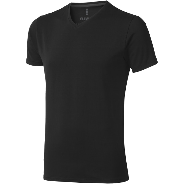 Elevate Mens Kawartha Kortärmad T-shirt S Solid Black Solid Black S