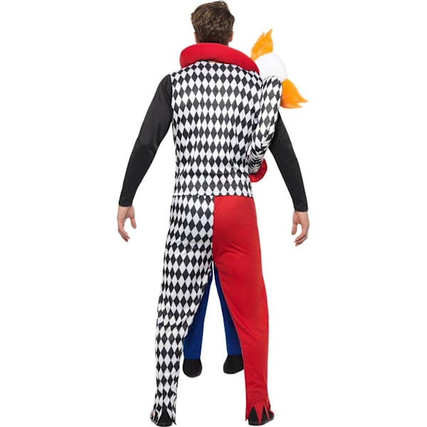 Smiffys Kidnap Clown Piggy Back Kostym One Size Flerfärgad Multicoloured One Size