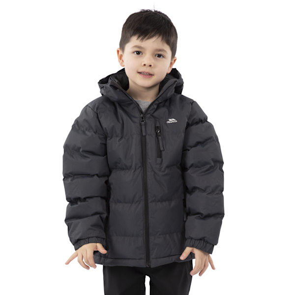 Trespass Boys Tuff Hooded Jacket 7/8 Mörkgrå Dark Grey 7/8